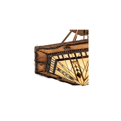 Sonoma 6 Light 40" Wide Semi-Flush Ceiling Fixture