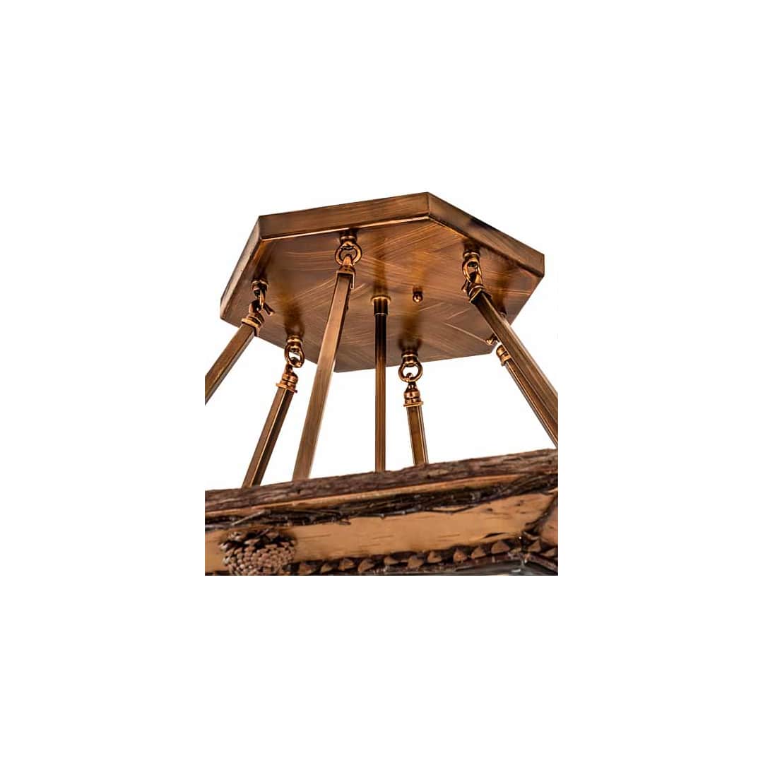 Sonoma 6 Light 40" Wide Semi-Flush Ceiling Fixture