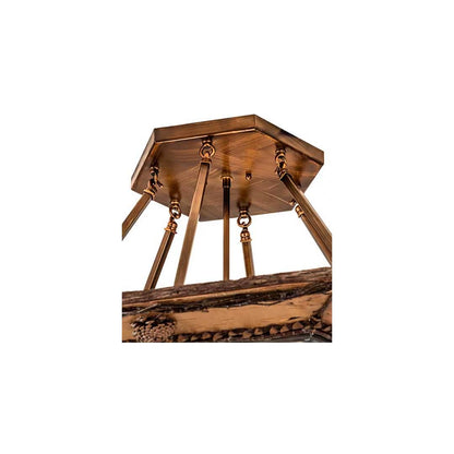 Sonoma 6 Light 40" Wide Semi-Flush Ceiling Fixture