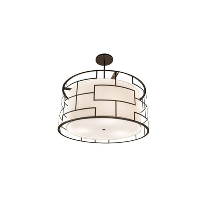 6 Light 48" Wide Pendant