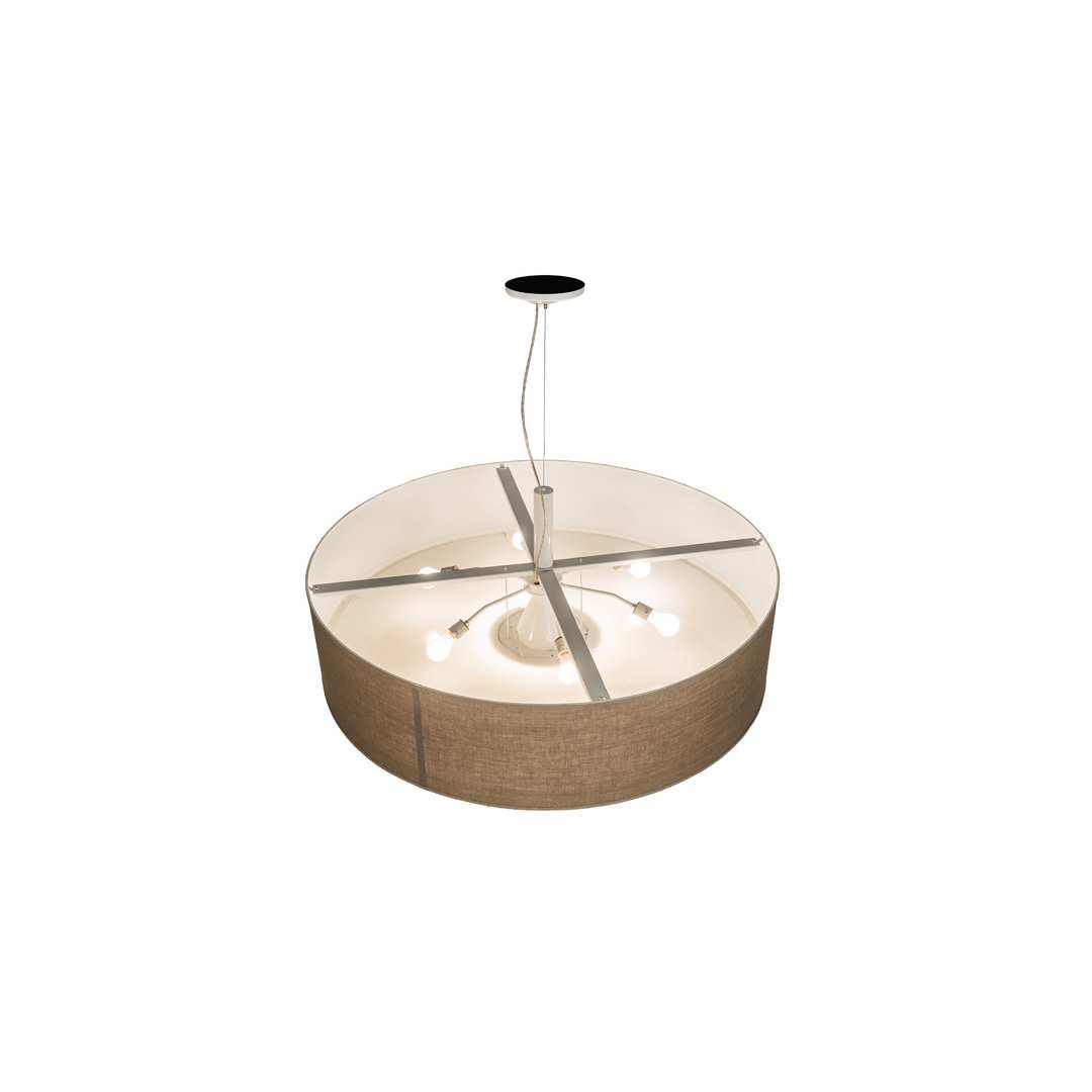 6 Light 48" Wide Pendant