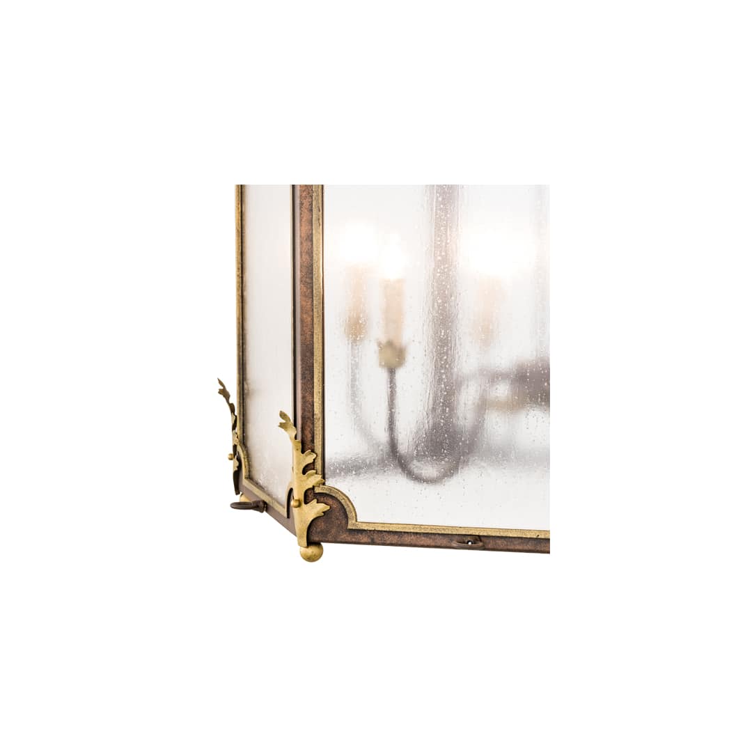 6 Light 34" Wide Taper Candle Pendant