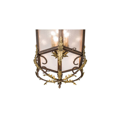 12 Light 35" Wide Taper Candle Pendant