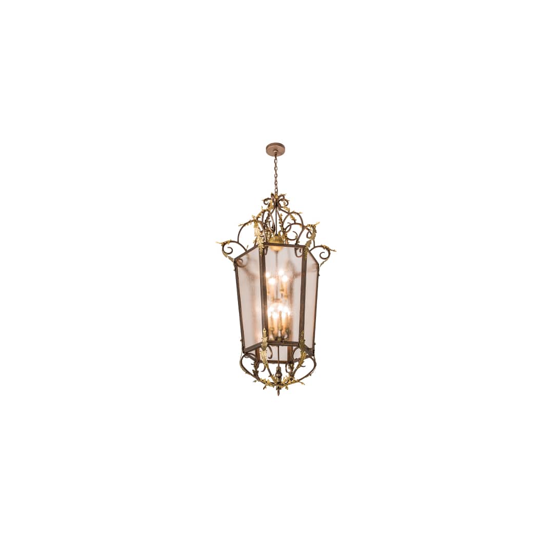 12 Light 35" Wide Taper Candle Pendant