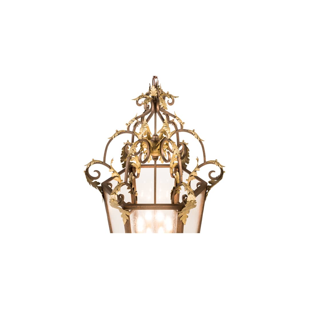 8 Light 25" Wide Taper Candle Pendant