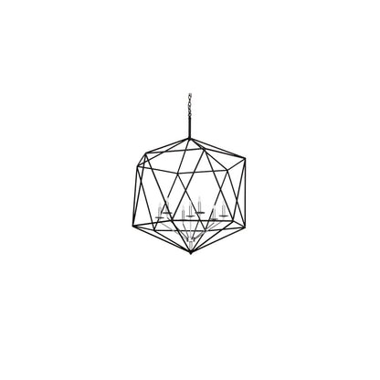 7 Light 42" Wide Taper Candle Pendant