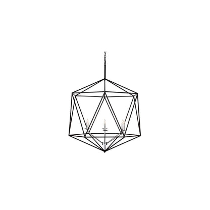 7 Light 42" Wide Taper Candle Pendant