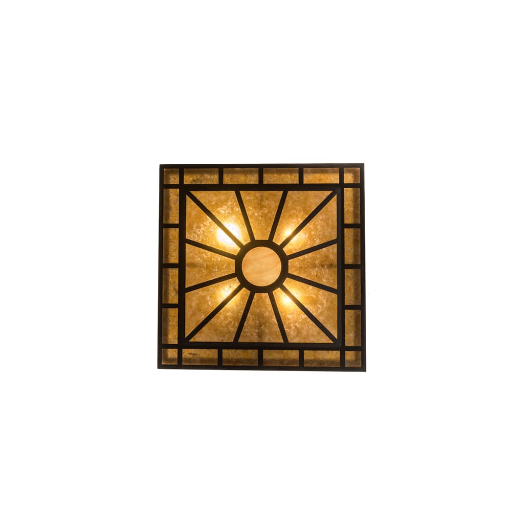 Mission Prime 4 Light 31" Wide Semi-Flush Square Ceiling Fixture