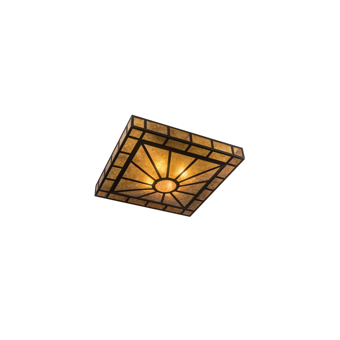 Mission Prime 4 Light 43" Wide Semi-Flush Square Ceiling Fixture