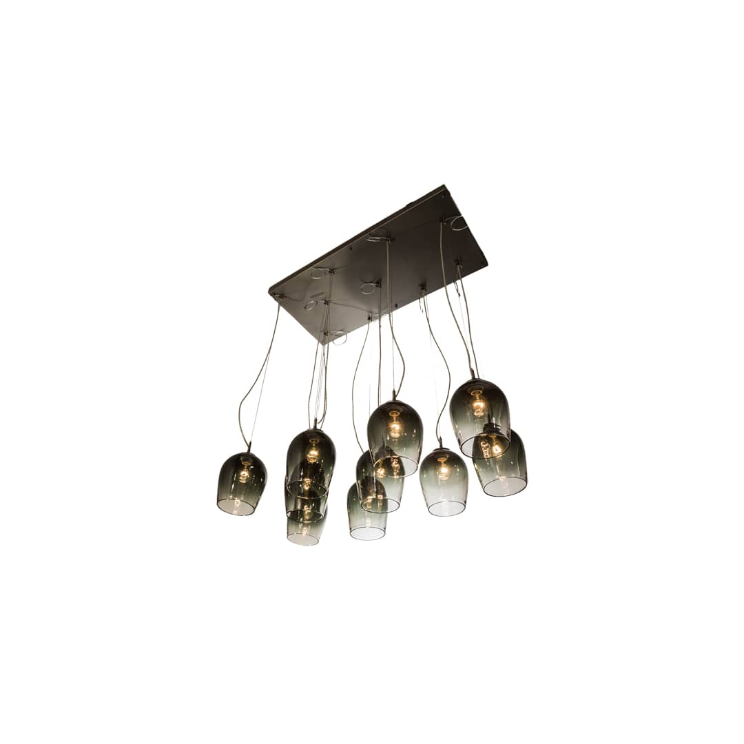 10 Light 24" Wide Multi Light Pendant