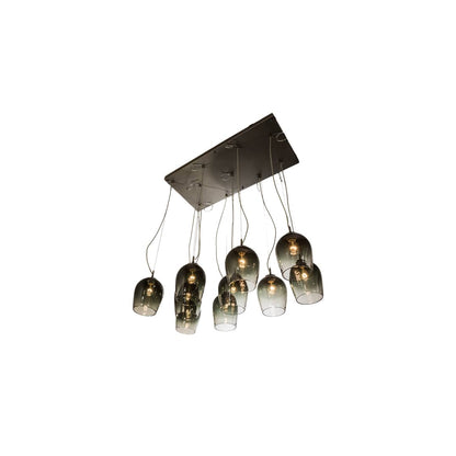 10 Light 24" Wide Multi Light Pendant
