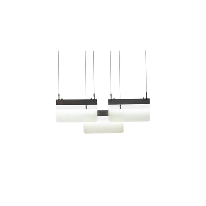 3 Light 8" Wide Multi Light Pendant