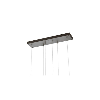 3 Light 8" Wide Multi Light Pendant