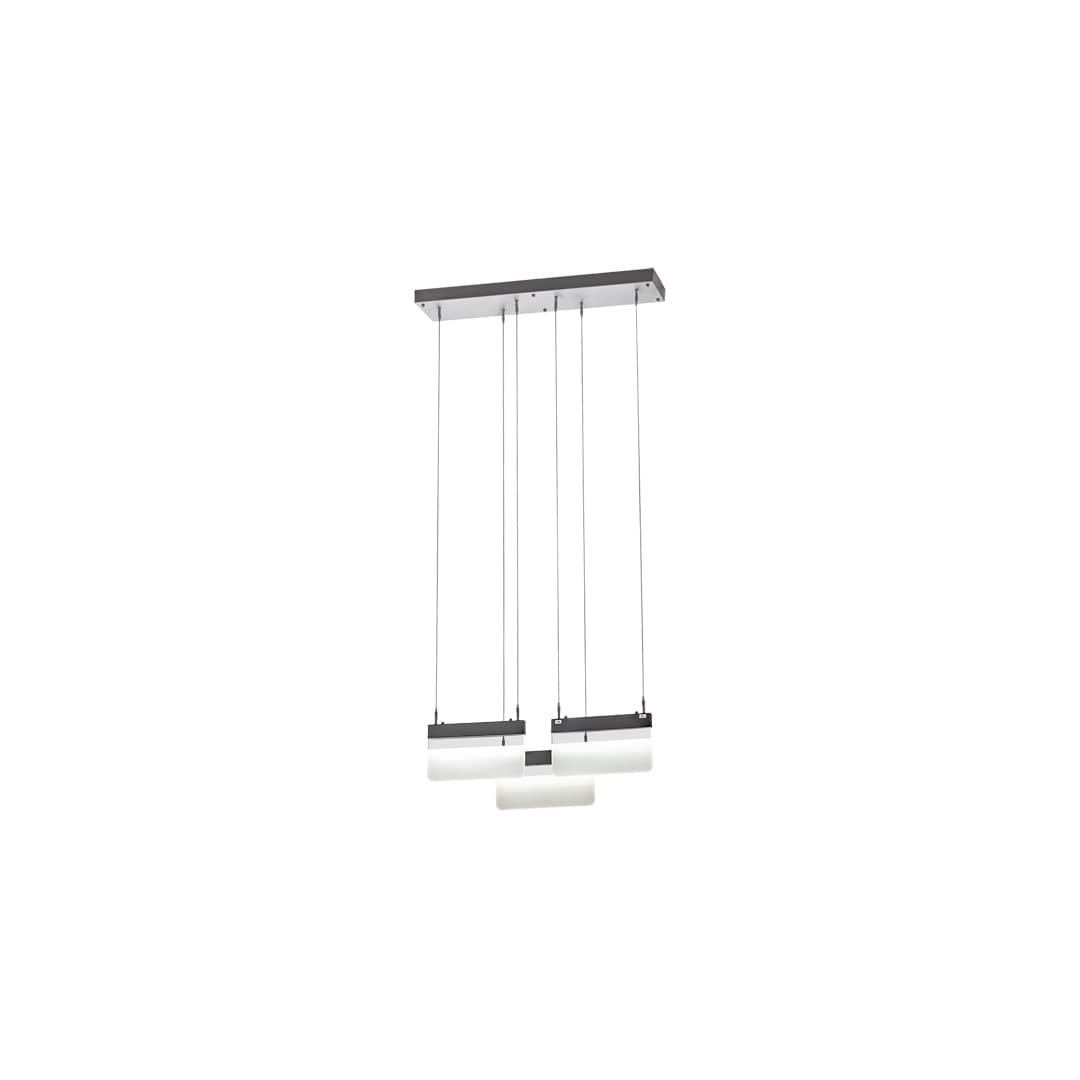 3 Light 8" Wide Multi Light Pendant