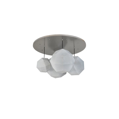 4 Light 48" Wide Abstract Multi Light Pendant