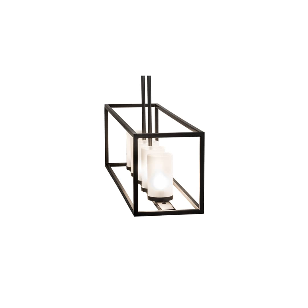 5 Light 48" Wide Pillar Candle Linear Pendant