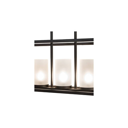 5 Light 48" Wide Pillar Candle Linear Pendant