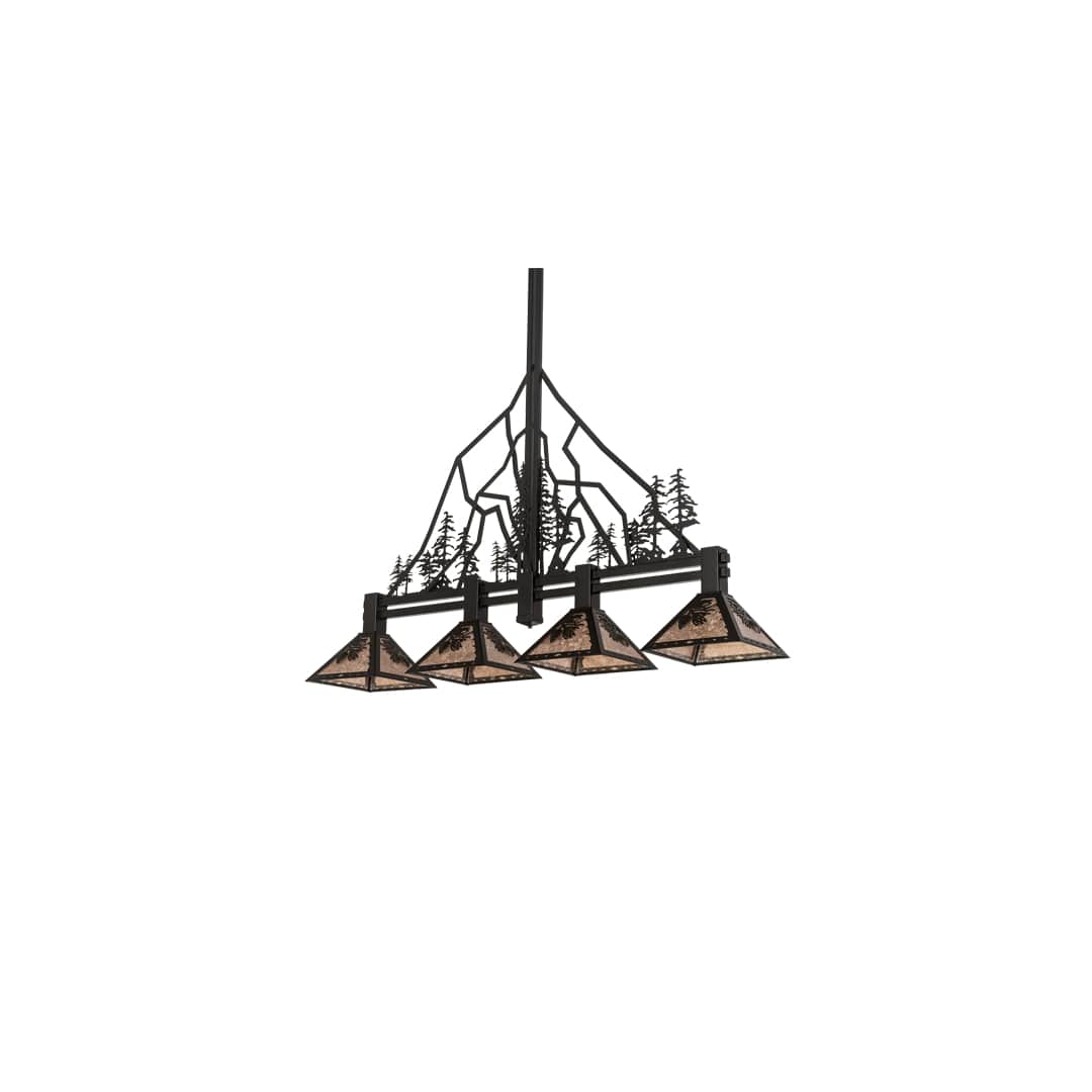 4 Light 60" Wide Linear Pendant