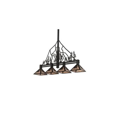 4 Light 60" Wide Linear Pendant