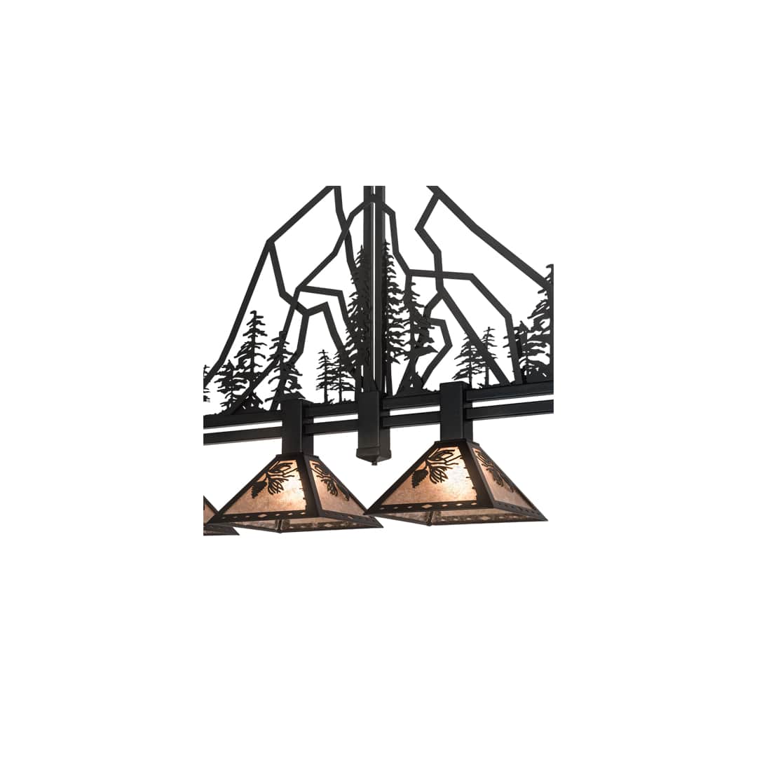 4 Light 60" Wide Linear Pendant