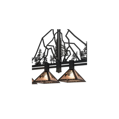 4 Light 60" Wide Linear Pendant