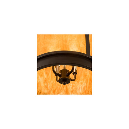 Wyant 4 Light 15" Wide Semi-Flush Ceiling Fixture - Timeless Bronze Finish