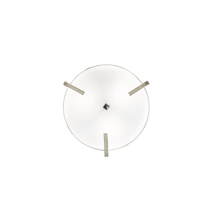 Nathan 3 Light 24" Wide Semi-Flush Drum Ceiling Fixture