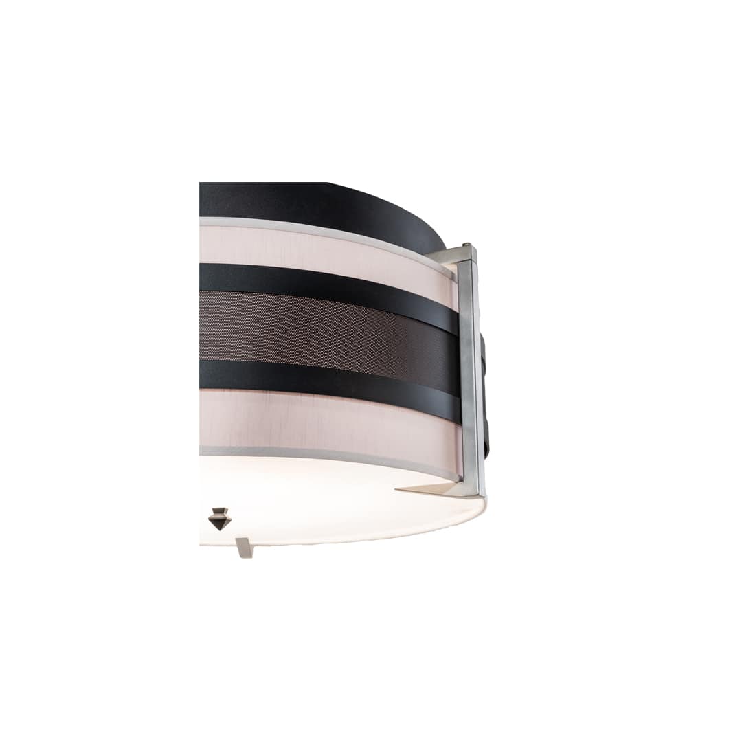 Nathan 6 Light 36" Wide Semi-Flush Drum Ceiling Fixture