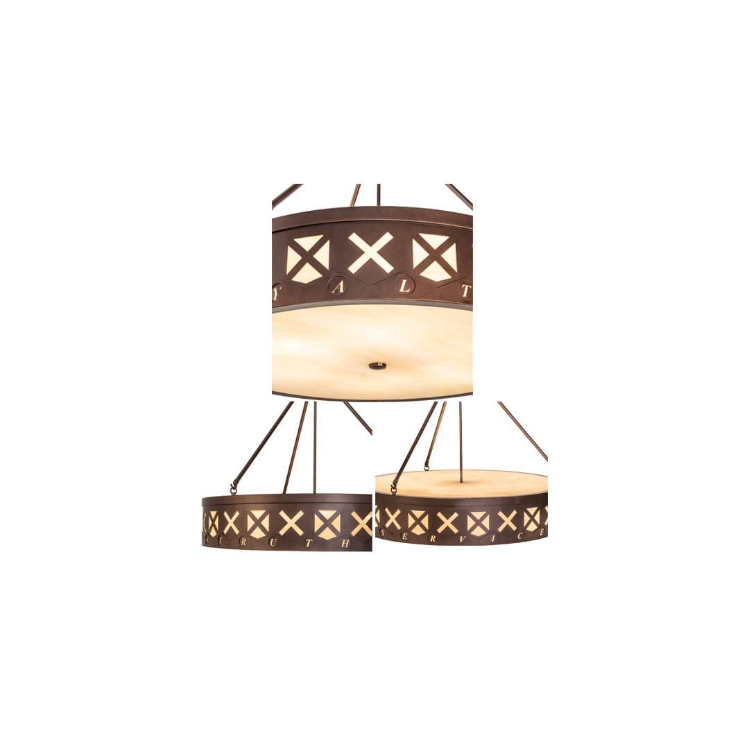 6 Light 30" Wide Pendant