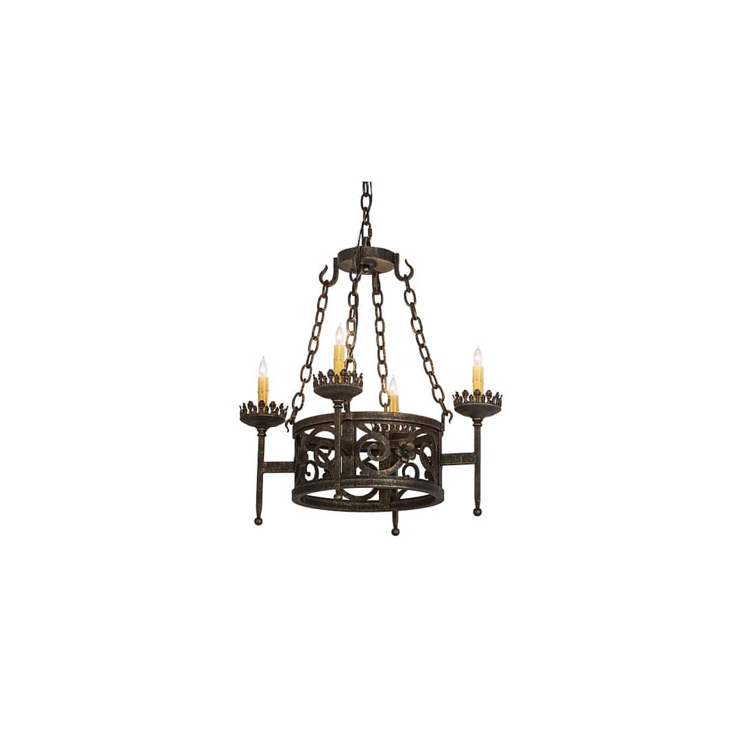 Majella 4 Light 24" Wide Taper Candle Style Chandelier