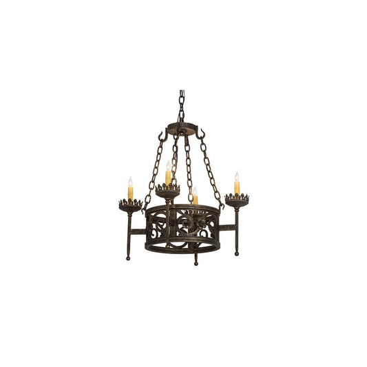 Majella 4 Light 24" Wide Taper Candle Style Chandelier