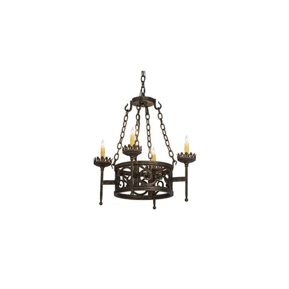 Majella 4 Light 24" Wide Taper Candle Style Chandelier