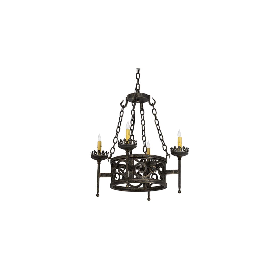 Majella 4 Light 24" Wide Taper Candle Style Chandelier