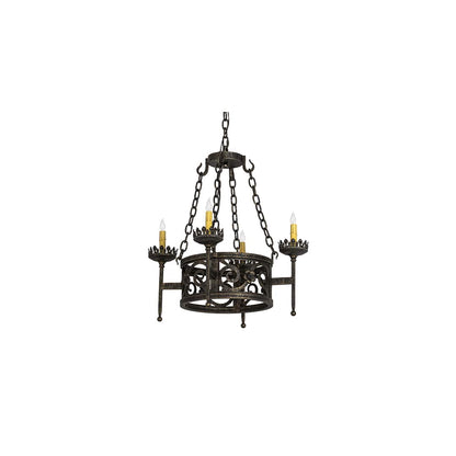 Majella 4 Light 24" Wide Taper Candle Style Chandelier