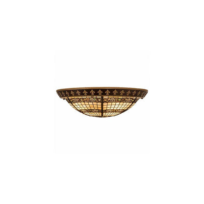 Shell and Ribbon 4 Light 28" Wide Semi-Flush Bowl Ceiling Fixture