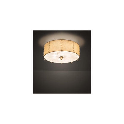 Cilindro Lujoso 6 Light 25" Wide Semi-Flush Drum Ceiling Fixture