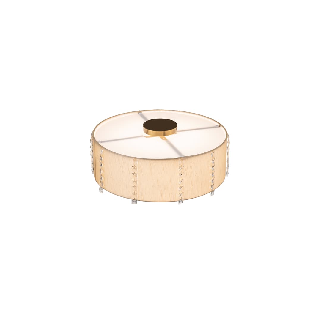 Cilindro Lujoso 6 Light 25" Wide Semi-Flush Drum Ceiling Fixture