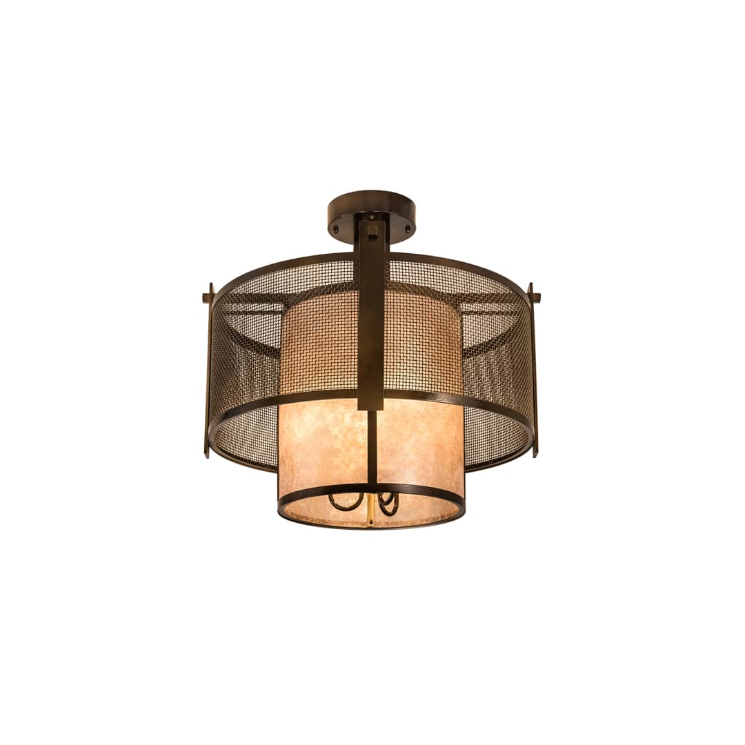 Cilindro 3 Light 30" Wide Semi-Flush Ceiling Fixture