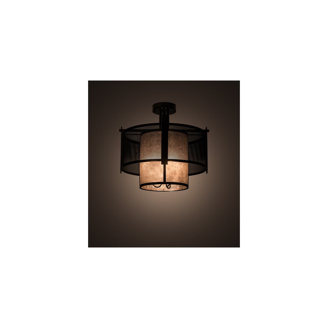 Cilindro 3 Light 30" Wide Semi-Flush Ceiling Fixture