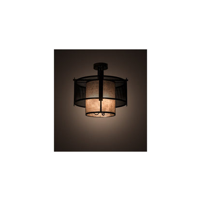 Cilindro 3 Light 30" Wide Semi-Flush Ceiling Fixture