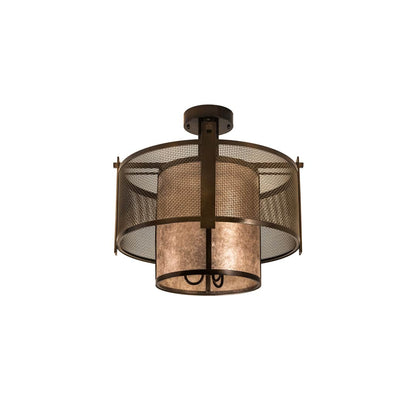 Cilindro 3 Light 30" Wide Semi-Flush Ceiling Fixture