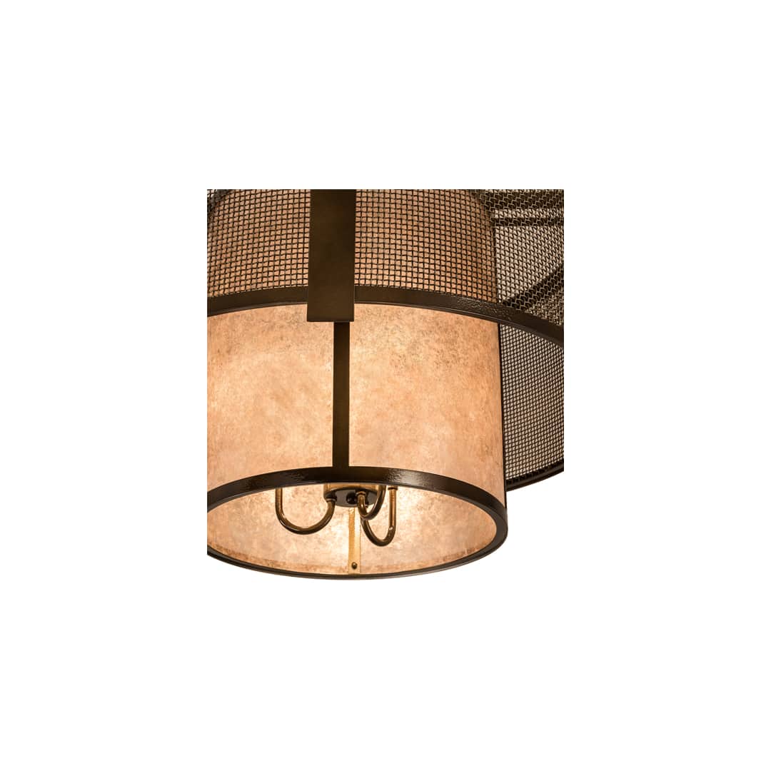 Cilindro 3 Light 30" Wide Semi-Flush Ceiling Fixture