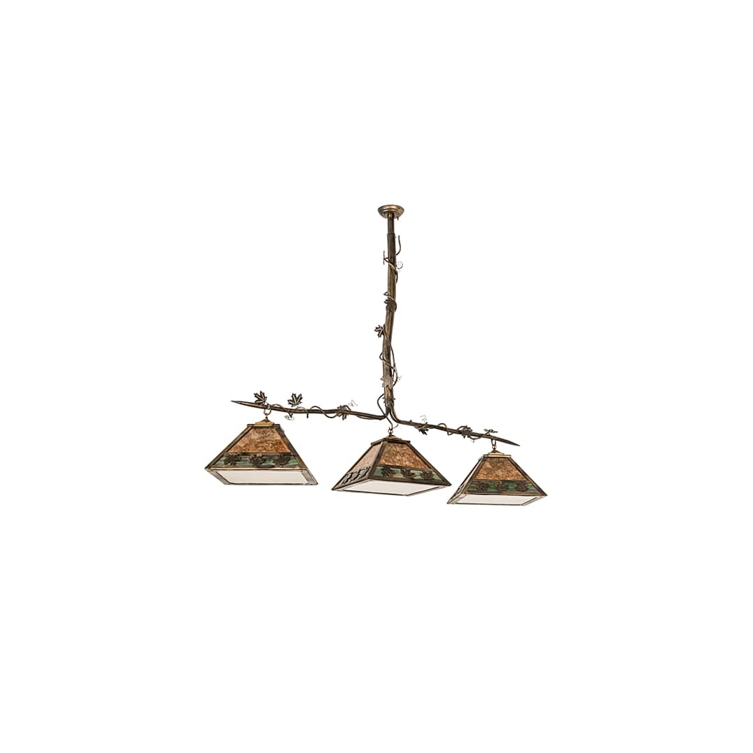 3 Light 66" Wide Linear Pendant