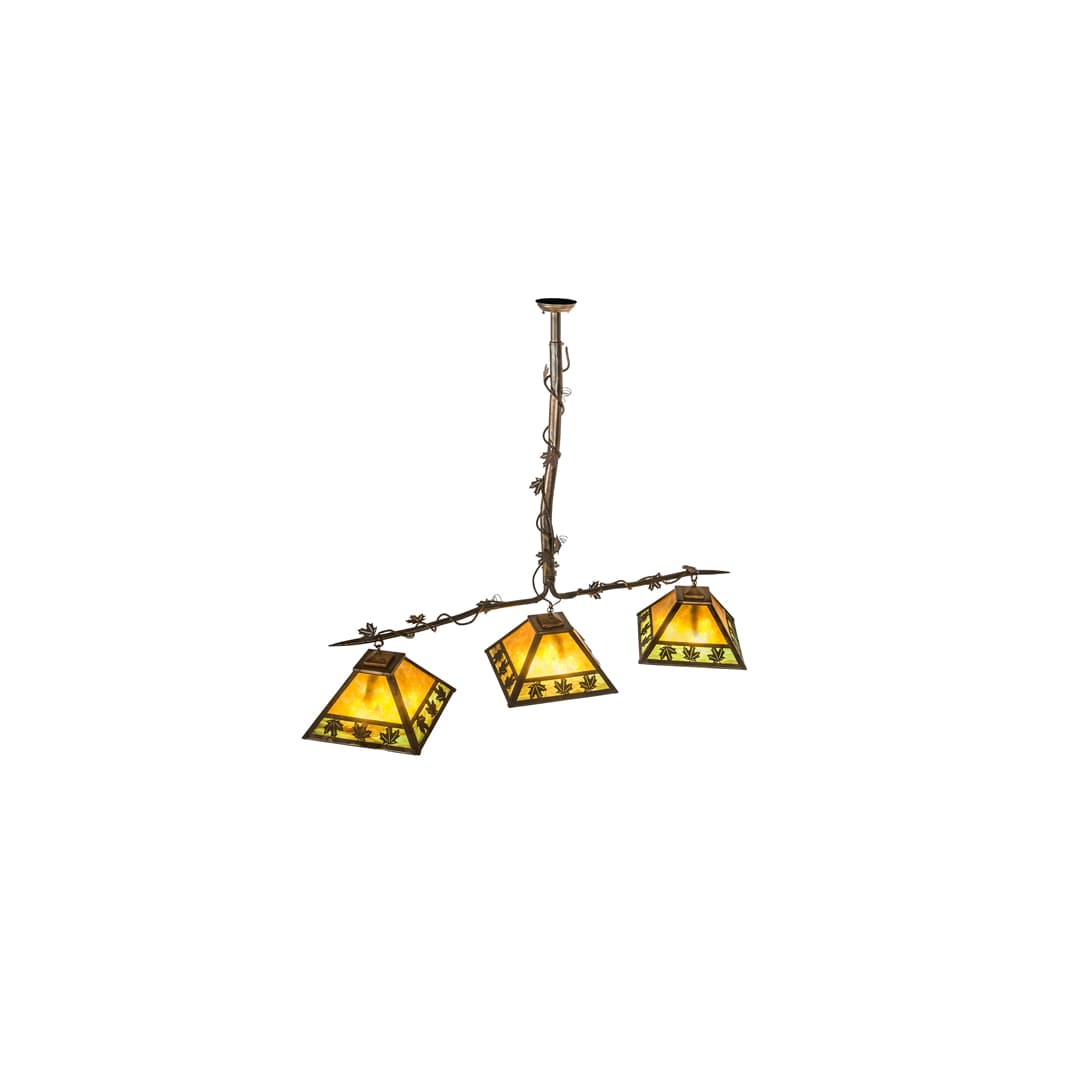 3 Light 66" Wide Linear Pendant