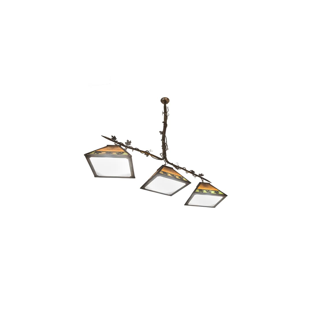 3 Light 66" Wide Linear Pendant