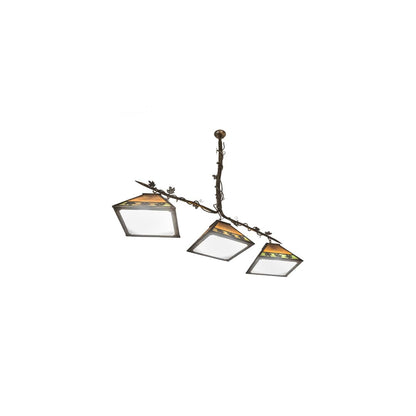 3 Light 66" Wide Linear Pendant