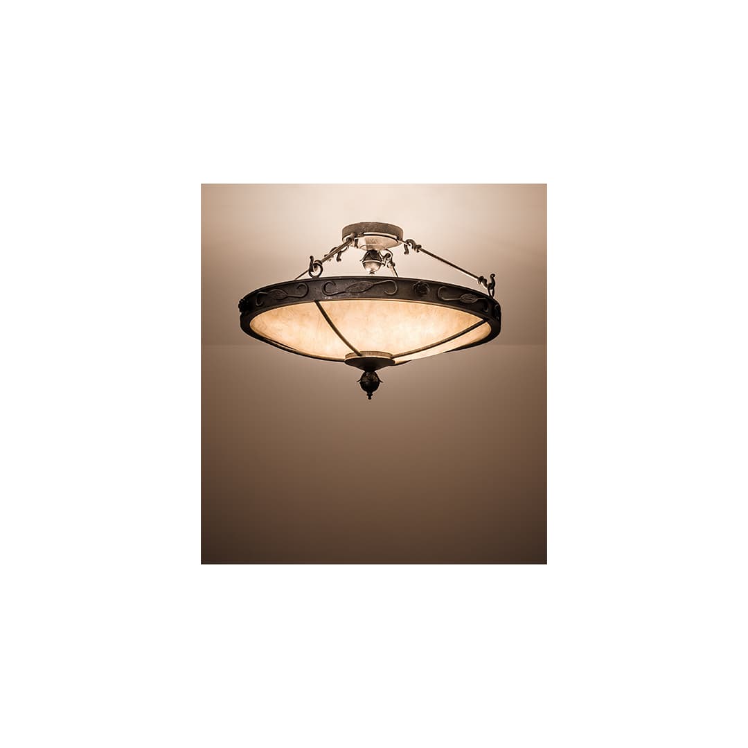Arabesque 4 Light 26" Wide Semi-Flush Bowl Ceiling Fixture