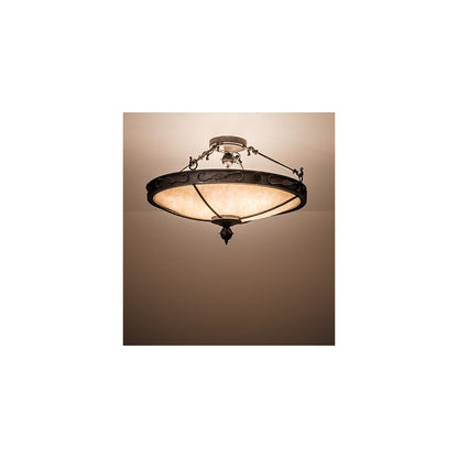 Arabesque 4 Light 26" Wide Semi-Flush Bowl Ceiling Fixture
