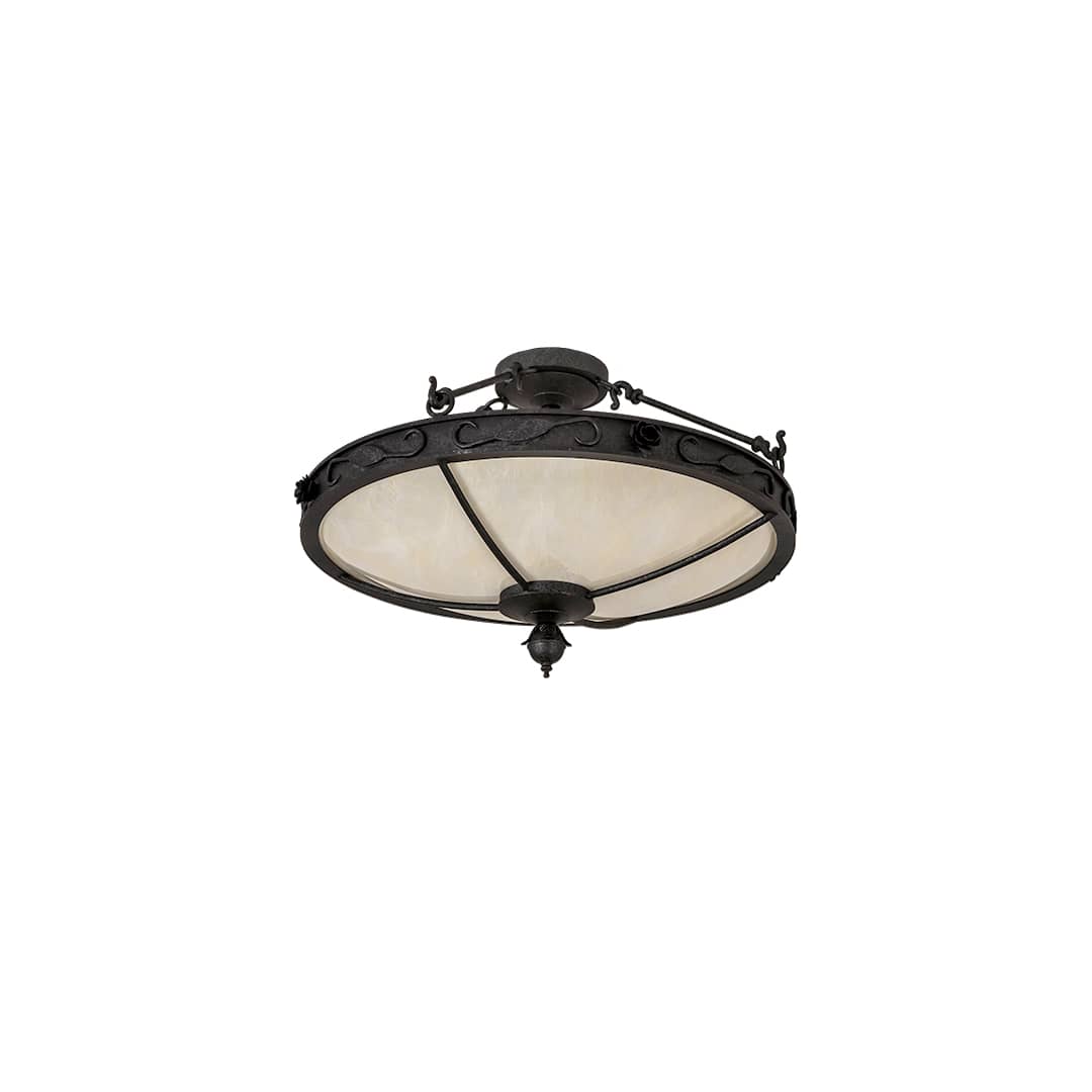 Arabesque 4 Light 26" Wide Semi-Flush Bowl Ceiling Fixture