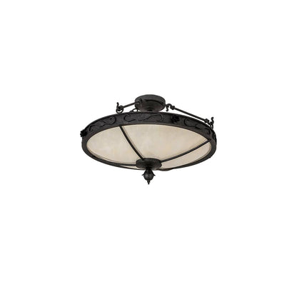 Arabesque 4 Light 26" Wide Semi-Flush Bowl Ceiling Fixture